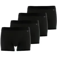 Götzburg Boxershorts unifarben Schwarz 3XL 4er Pack
