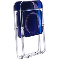 [en.casa] Klappstuhl Pornainen 4 Stk. Dunkelblau