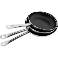 Weissberg Bratpfannen 3er Set mit Antihaftbeschichtung – ø26/28/30 cm