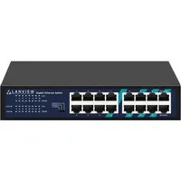 Lanview Unmanaged Full Intelligent Ethernet - Switch - 1