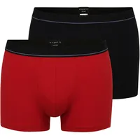 Bugatti Herren, Trunks rot Baumwolle, | Mix unifarben, rot,