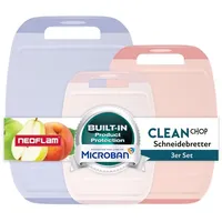 Neoflam NEOFLAM® Schneidebrett Kunststoff groß, mittel, klein – Schneidebretter