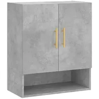 VidaXL Wandschrank Betongrau 60x31x70 cm Holzwerkstoff
