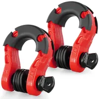 Vevor 2er-Pack 3/4 Zoll D-Ring-Schäkel mit 7/8Zoll Schraubstift Bruchfestigkeit