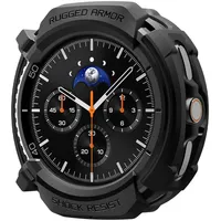 SPIGEN Rugged Armor Hülle Kompatibel mit Samsung Galaxy Watch