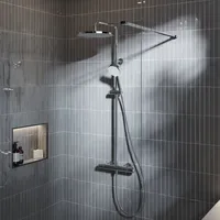 Ideal Standard Ceratherm T25 Duschsystem mit Thermostat Chrom A8524AA