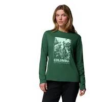 Columbia Rolling BendTM Graphic Langarm-t-shirt - Rain forest /