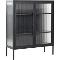 Beliani Vitrine - Buffetschrank, LERRYN 90 x 35 x