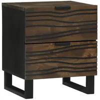 VidaXL Nachttisch mit Schubladen Walnuss 40 x 33.5 x