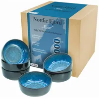 CreaTable CreaTable, 21553, Serie Nordic Fjord, 6-teiliges Geschirrset, Müslischalen
