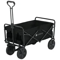 Juskys Bollerwagen 100 kg Tragkraft - Transportwagen faltbar -