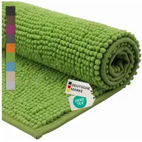 Nyvi Badematte NYVISpa Chenille 50x80 cm Grün Rechteckig -