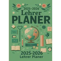 Bookmundo 2025-2026 Lehrer Planer Schulplaner für die Unterrichtsvorbereitung :
