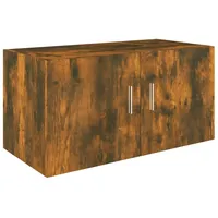 VidaXL Wandschrank Räuchereiche 80x39x40 cm Holzwerkstoff