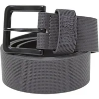 URBAN CLASSICS Fake Leather Belt S Grau