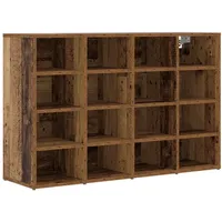 VidaXL Schuhschrank mit Regal Altholz 103x30x51 cm Holzwerkstoff