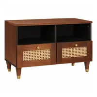 VidaXL Medienlagerungsschränke & Regale Braun Massives Mangoholz