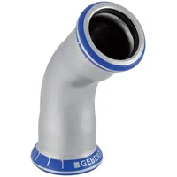 Geberit Bogen Mapress d= 18mm, LABS-frei, 45Grad, Edelstahl