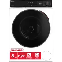 Sharp ES-WNFB814CWDA-DE Waschmaschine (8 kg, 1400 U/min)