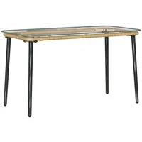 VidaXL Gartentisch 84 x 45 x 45 cm Beige/Braun