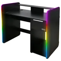 X Rocker Gamingtisch Electra ca. 110x55x95cm Schwarz mit LED