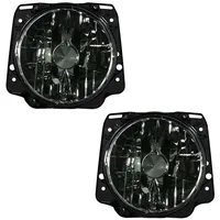 JOM Scheinwerfer klar, verstärkt schwarz passend für VW Golf