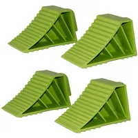 Trutzholm 4x Unterlegkeil Bremskeil mit Griff 21x8x10cm 3t Tragkraft