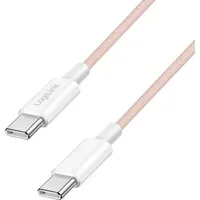 Logilink USB-C® Kabel USB 2.0 USB-C® Stecker 1.5m Rosa