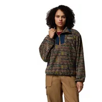 Columbia Sequoia Grove Printed Half Zip stone green horizons