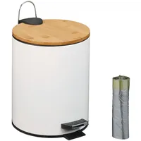 Relaxdays Kosmetikeimer 5 l Weiß