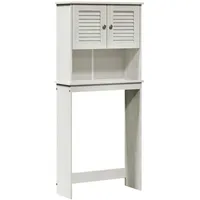 VidaXL Waschmaschinen-Schrank mit Regal VIGO Weiß und Antikweiß