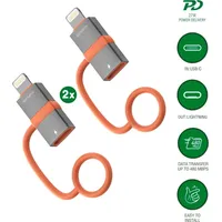 4smarts Adapter USB-C auf Lightning PD 27W, 2er Set