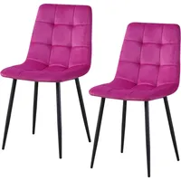 Hti-Living Stuhl Mesa Velvet 2er-Set