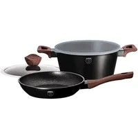 Berlinger Haus Ebony Rosewood Line Topf-Set 3-tlg. 24 cm