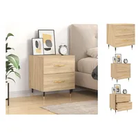 VidaXL Nachttisch Sonoma-Eiche 40x35x47,5 cm Holzwerkstoff