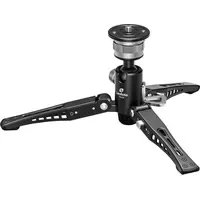 Leofoto Ministativ und Monopodfuss VD-04 (Metall), Stativ, Schwarz