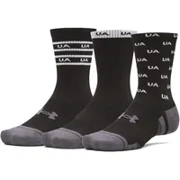 Under Armour Performance Tech Nov 3Pk Crew Socken schwarz