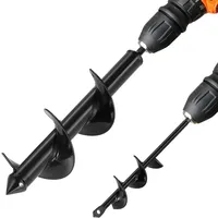 Vevor Erdbohrer für Bohrmaschine, 2er-Set, Ø 8x30 cm &