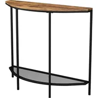 Vicco Konsolentisch Fyrk Eiche Schwarz 92 x 81.5 cm