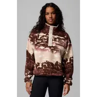 Columbia Helvetia II Printed Cropped Sweatshirt Tobacco Sisters 34