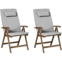 Beliani AMANTEA PREMIUM Gartenstuhl 54 x 54 x 105