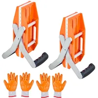 Vevor Zweihändige Steintrageklemmen 280x120x190 mm, Tragkraft 300 kg, 2er-Pack