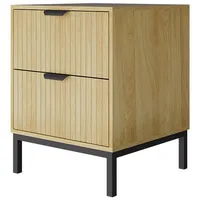 Vicco Nachttisch, Lennox, Eiche, 40 x 52 cm mit