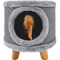 Mersjo Katzenkratzbaum Cabin II klein 38 cm grau