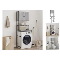 VidaXL Waschmaschinenschrank Grau Sonoma-Eiche 68x48,5x194 cm