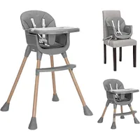 Lorelli Kinderhochstuhl Vanilla 3 in 1 Kinderstuhl, Tablett, Fußstütze,