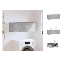 VidaXL Wandschrank Betongrau 100x36,5x35 cm Holzwerkstoff