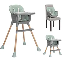 Lorelli Kinderhochstuhl Vanilla 3 in 1 Kinderstuhl, Tablett, Fußstütze,