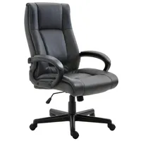 CLP Bürostuhl ergonomisch mit Rollen und Höhenverstellung, Chefsessel höhenverstellbar
