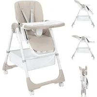 KIKKABOO Kikka boo Kinderhochstuhl Spicy+ faltbar höhenverstellbar Fußstütze Räder